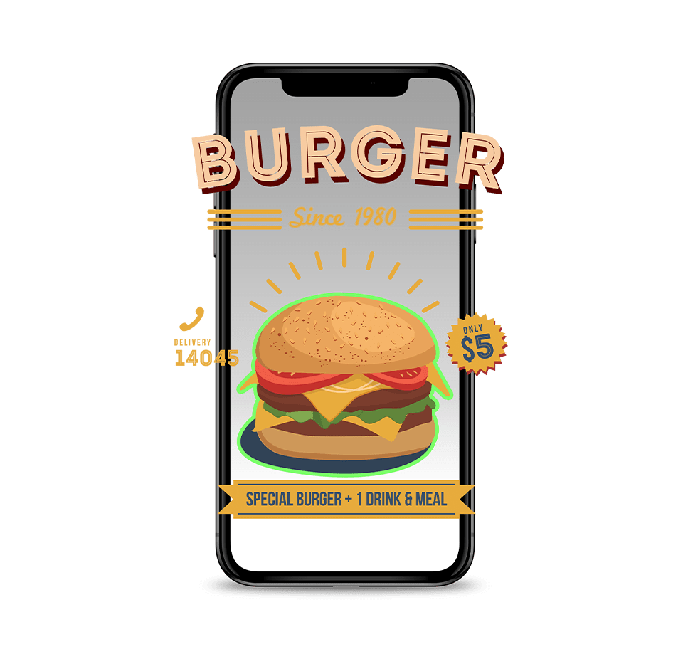 burger realidad aumentada