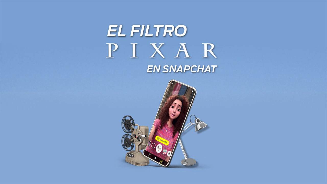 Conviértete en personaje de Pixar con este filtro de Snapchat
