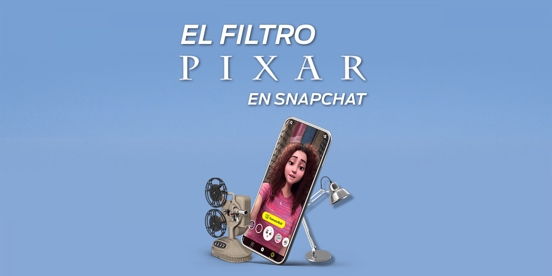 Conviértete en personaje de Pixar con este filtro de Snapchat
