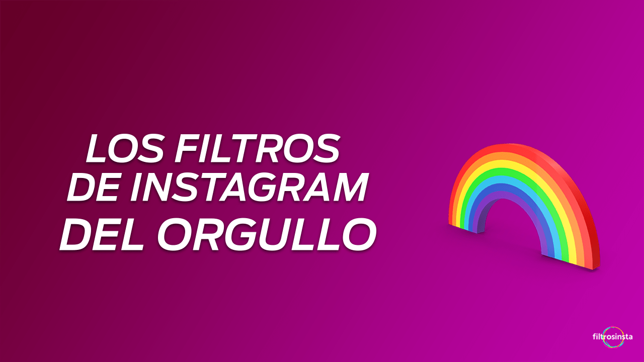 Filtros Instagram Orgullo